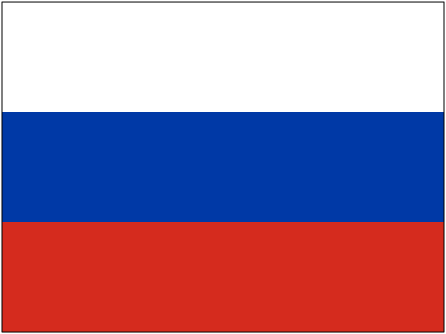 Flagge Russland Russisch